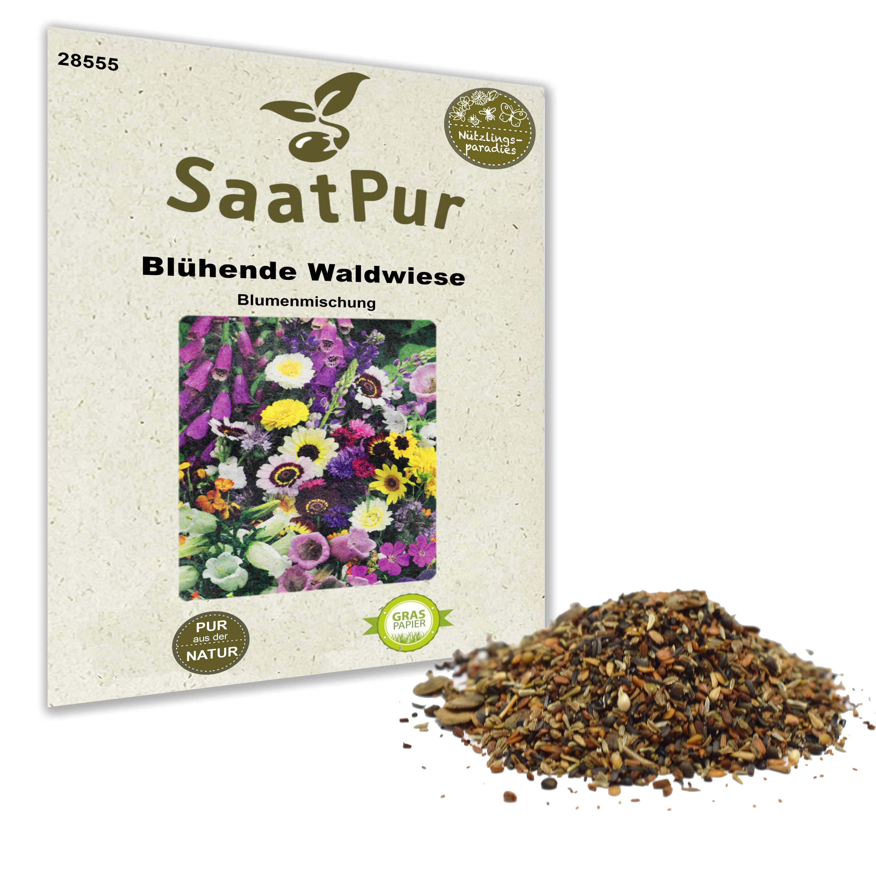 Wildblumen-Mischung Blühende Waldwiese