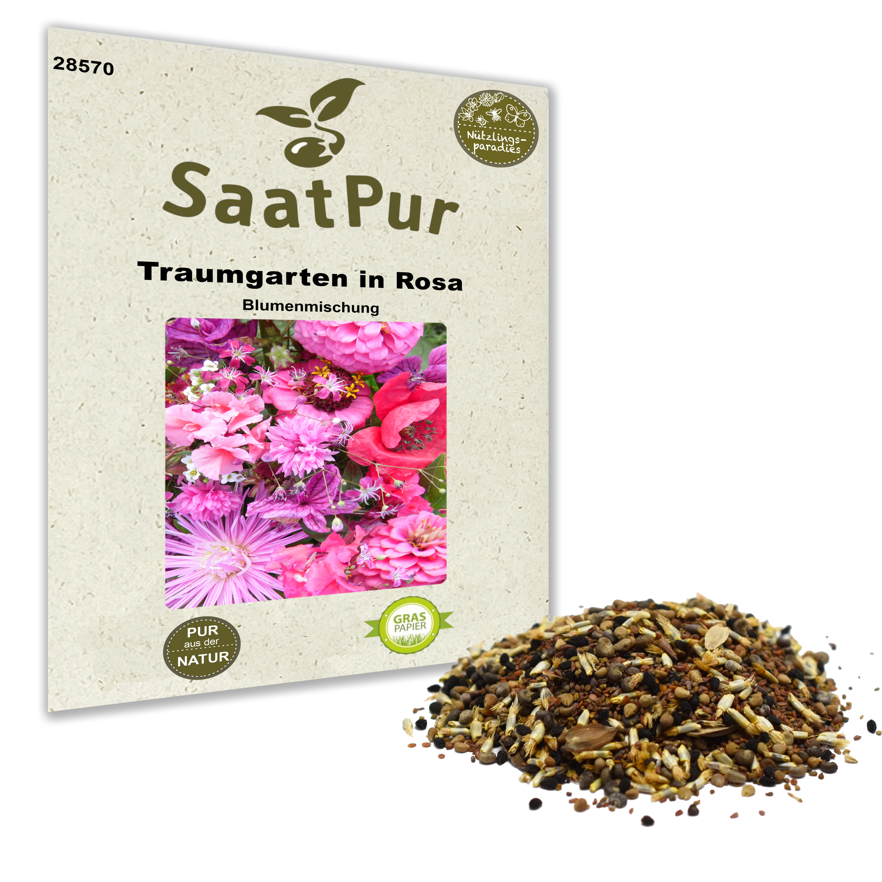 Blumenmischung - Traumgarten in Rosa