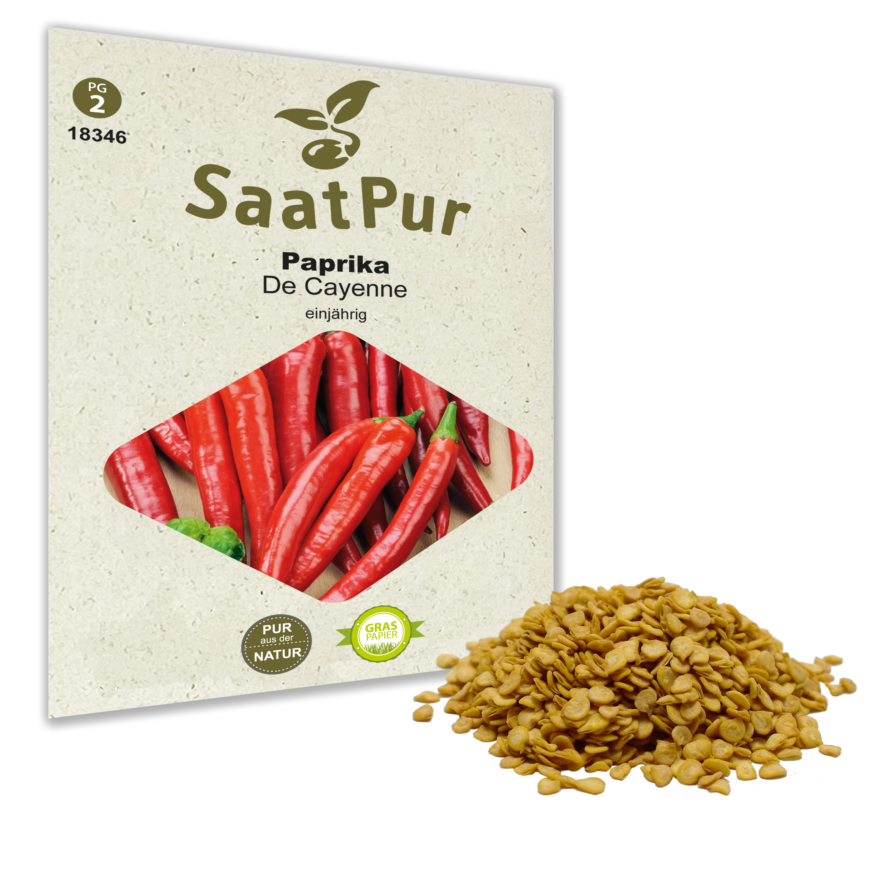 Paprika De Cayenne - für ca. 60 Pflanzen