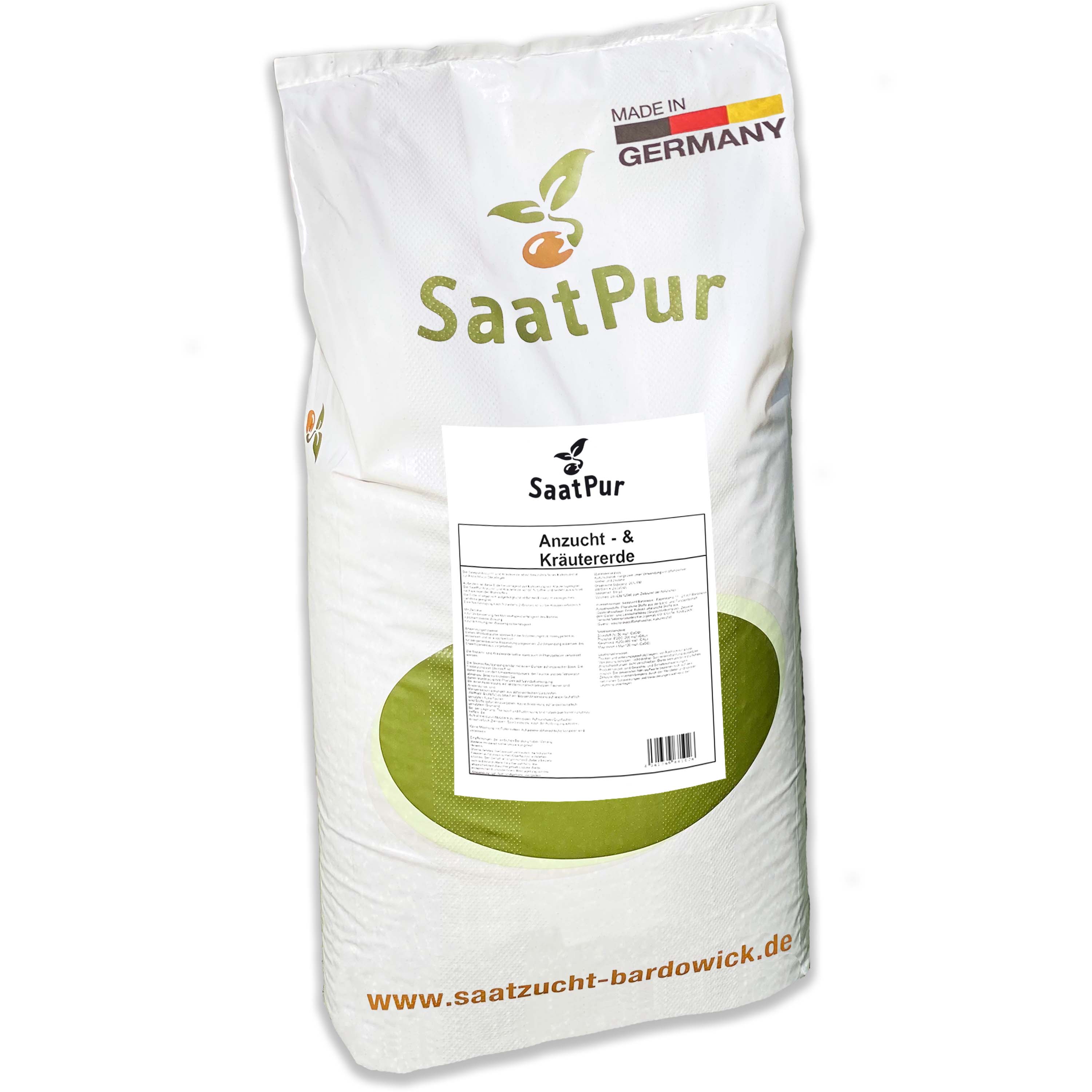 Bio Aussaaterde und Stecklingserde Anzuchterde - Kräutererde 20 Ltr. - TORFFREI