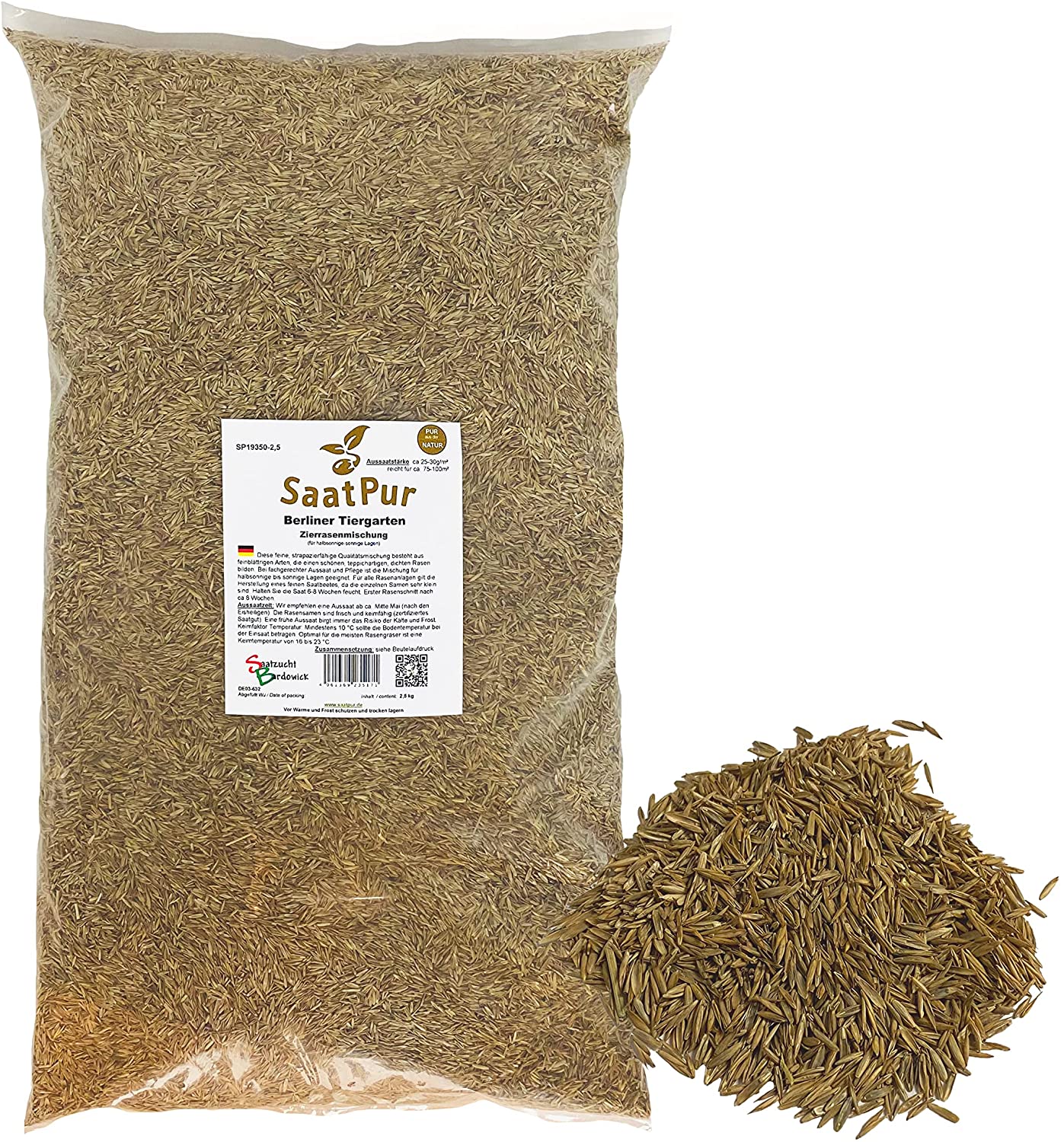 SaatPur® Rasensamen Berliner Tiergarten 2,5kg