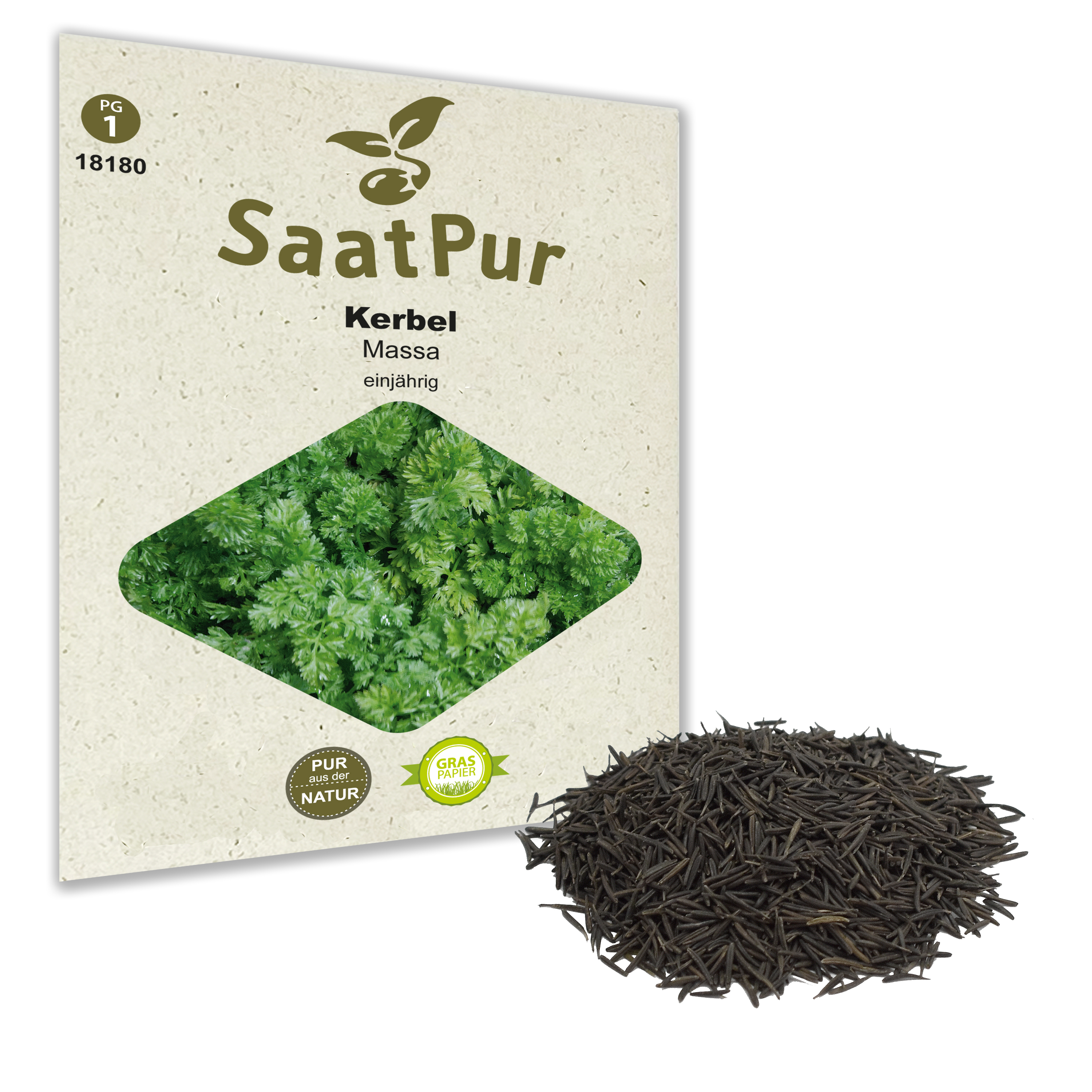 Kerbel Massa - für ca 200 Pflanzen Küchenkraut Heilkraut