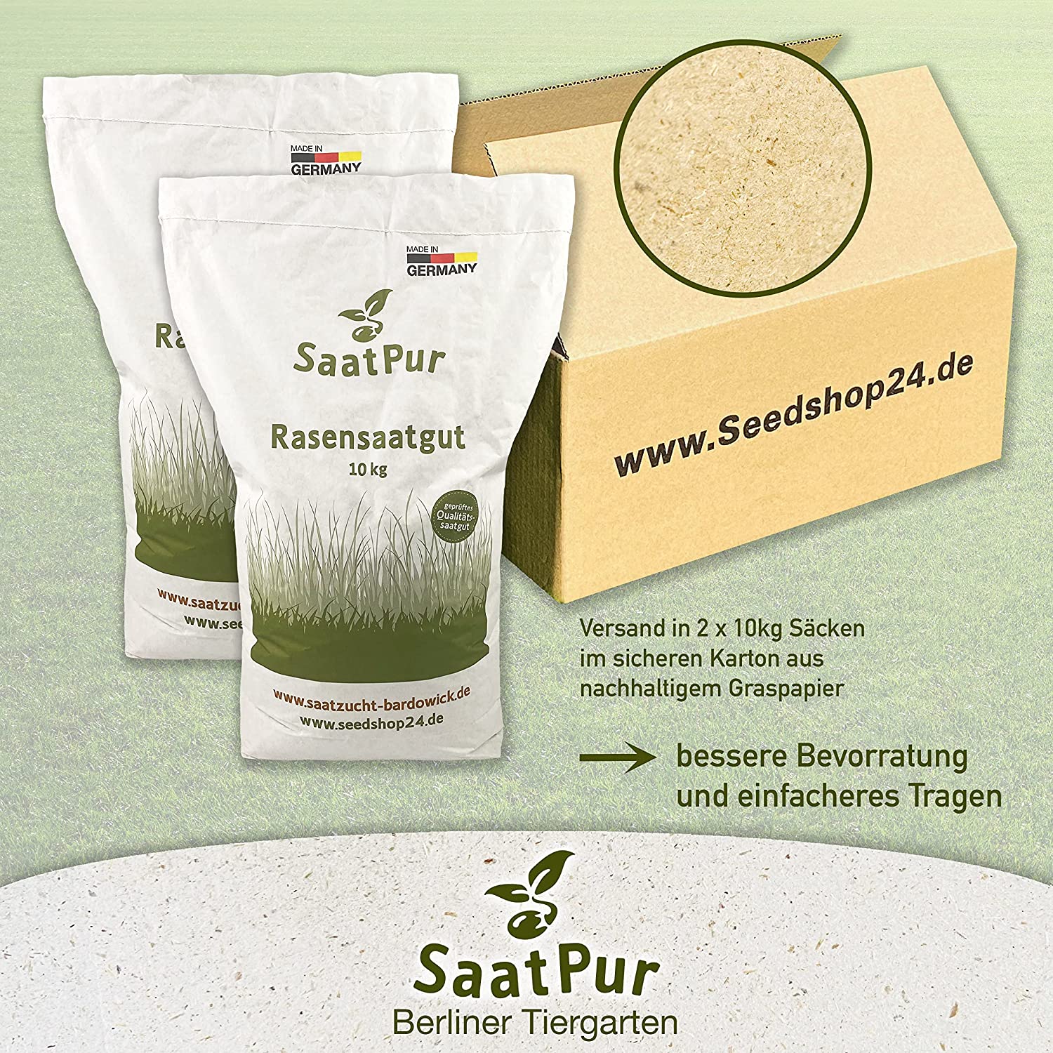 SaatPur Rasensamen Berliner Tiergarten