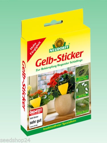 Neudorff - Gelb-Sticker 10 Stück