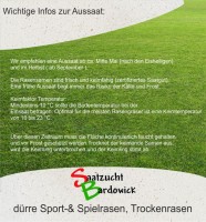 Vorschau: Dürreresistente Rasenmischung Sport + Spielrasen  strapazierfähig - grün trockener Standort Trocke Vorschau: Dürreresistente Rasenmischung Sport + Spielrasen  strapazierfähig - grün trockener Standort Trocke