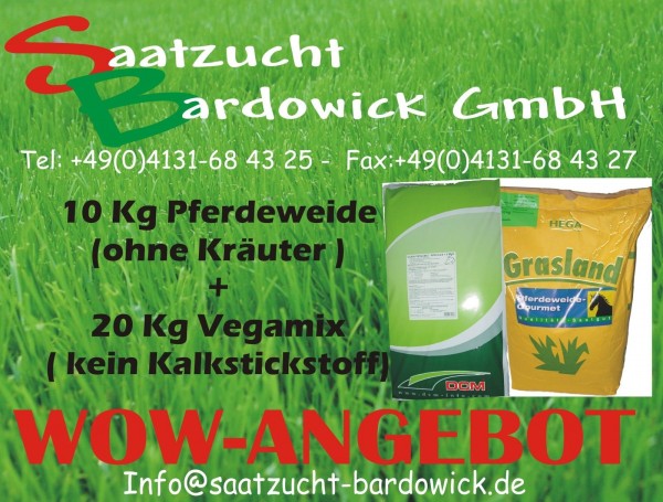 CUXIN VEGA-MIX 25 Kg + Grassamen Pferdewiese