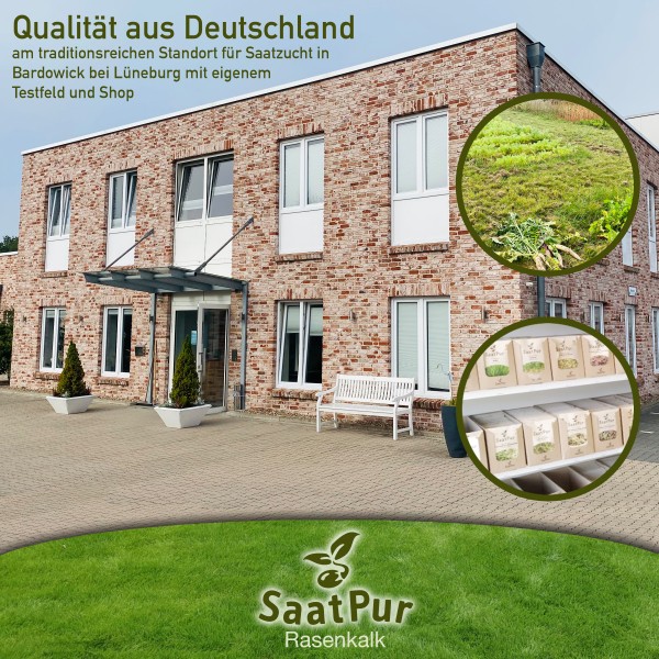 SaatPur® Rasenkalk 20 Kg für ca 400 qm Gartenkalk gegen Moos