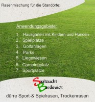 Vorschau: Dürreresistente Rasenmischung Sport + Spielrasen  strapazierfähig - grün trockener Standort Trocke Vorschau: Dürreresistente Rasenmischung Sport + Spielrasen  strapazierfähig - grün trockener Standort Trocke