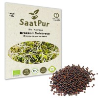 BIO Keimsaat für Sprossen Brokkoli Calabrese Samen Keimsprossen Microgreens Vegan BIO Keimsaat für Sprossen Brokkoli Calabrese Samen Keimsprossen Microgreens Vegan