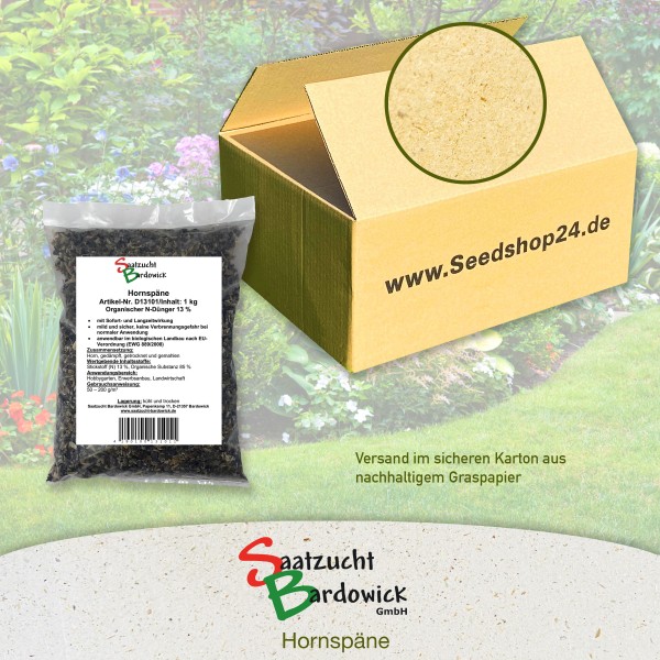 Hornspäne Naturdünger 100 natürlicher Dünger mit 14 Stickstoff für