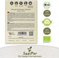 Vorschau: BIO Keimsprossen Radies Sango Mikrogrün Microgreen Keimsaat Vorschau: BIO Keimsprossen Radies Sango Mikrogrün Microgreen Keimsaat