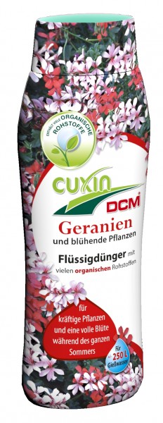 CUXIN Flüssigdünger für Geranien und blühende Pflanzen